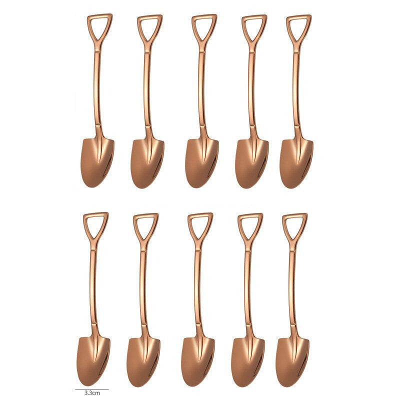 10PCS Coffee Spoon Shovel Dessert Spoon Teaspoon Stirring Spoon | Stornfield