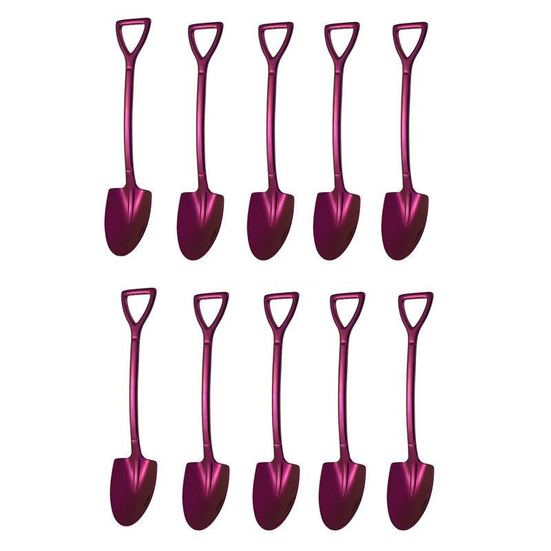 10PCS Coffee Spoon Shovel Dessert Spoon Teaspoon Stirring Spoon | Stornfield