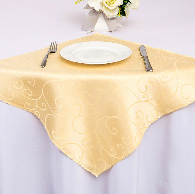 10pcs Polyester Jacquard Table Napkin Dinner Napkins Handkerchiefs | Stornfield