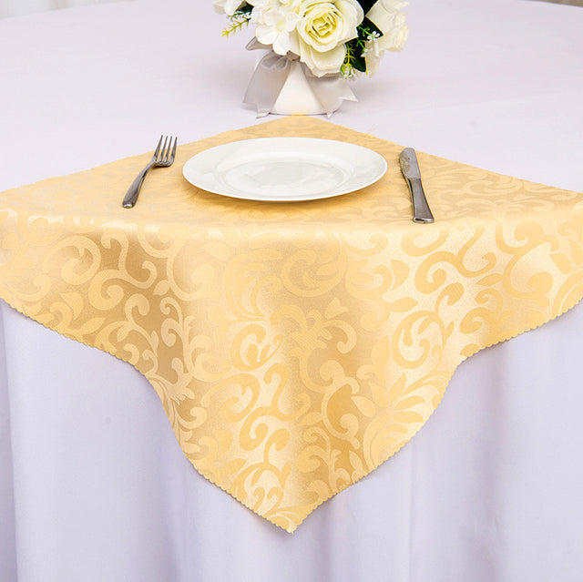 10pcs Polyester Jacquard Table Napkin Dinner Napkins Handkerchiefs | Stornfield
