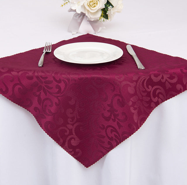 10pcs Polyester Jacquard Table Napkin Dinner Napkins Handkerchiefs | Stornfield