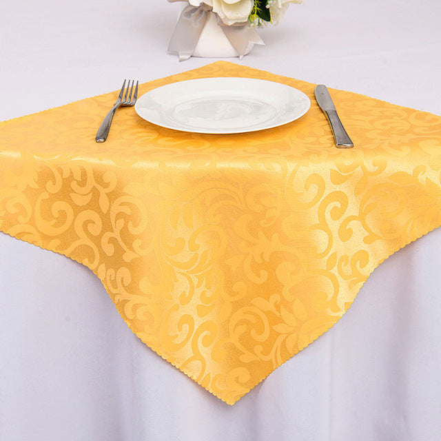 10pcs Polyester Jacquard Table Napkin Dinner Napkins Handkerchiefs | Stornfield