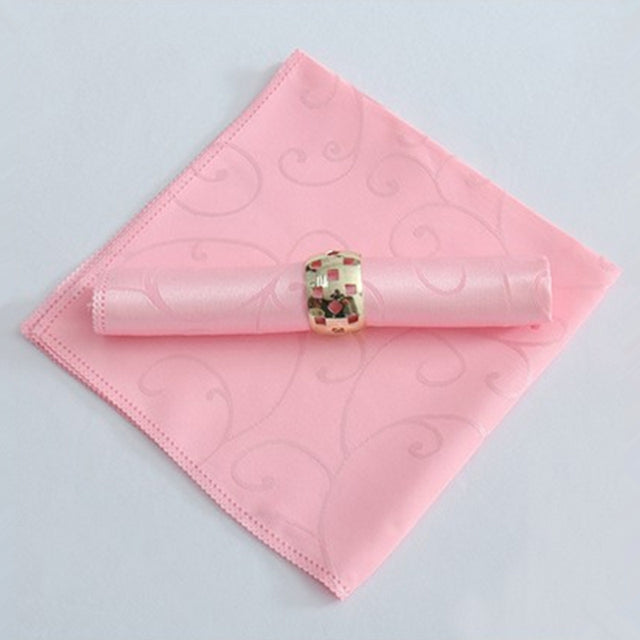 10pcs Polyester Jacquard Table Napkin Dinner Napkins Handkerchiefs | Stornfield
