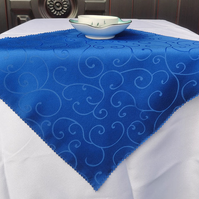 10pcs Polyester Jacquard Table Napkin Dinner Napkins Handkerchiefs | Stornfield