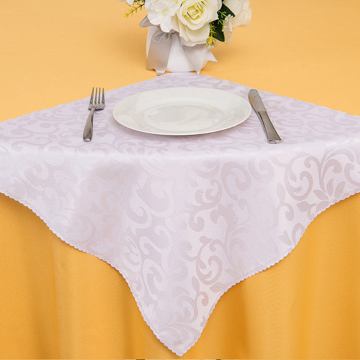 10pcs Polyester Jacquard Table Napkin Dinner Napkins Handkerchiefs | Stornfield