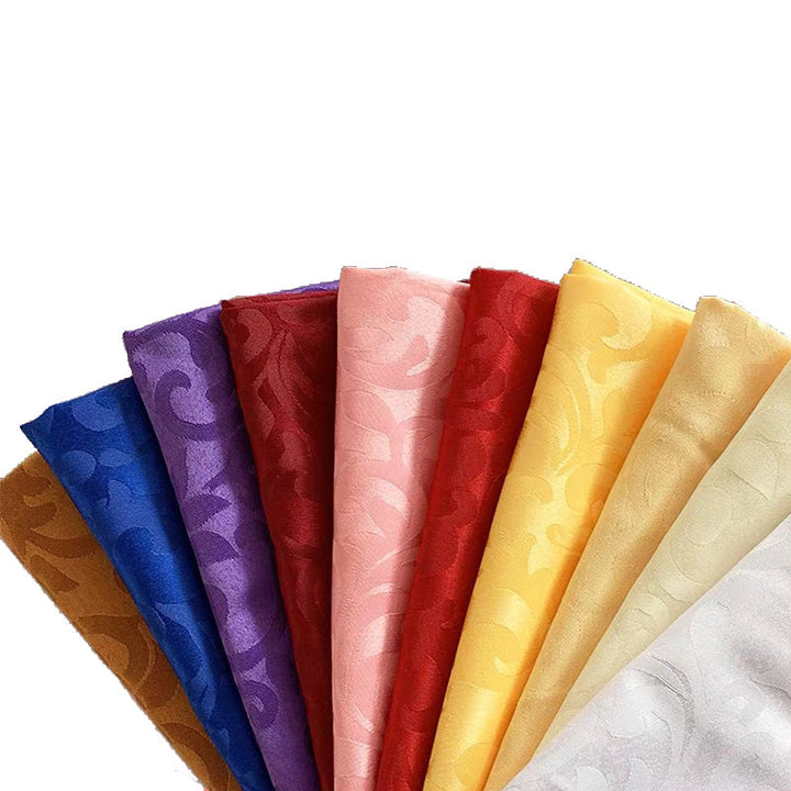 10pcs Polyester Jacquard Table Napkin Dinner Napkins Handkerchiefs | Stornfield