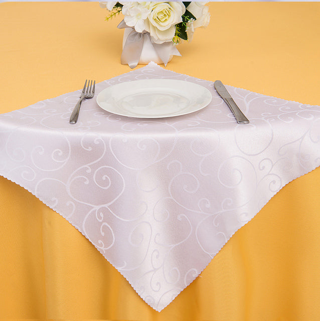 10pcs Polyester Jacquard Table Napkin Dinner Napkins Handkerchiefs | Stornfield