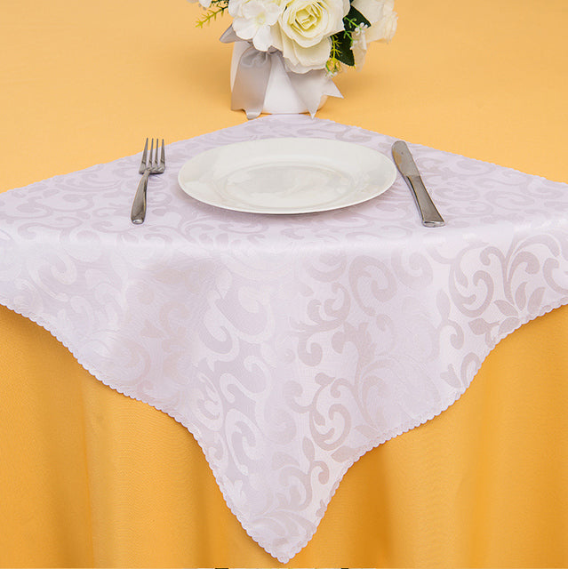 10pcs Polyester Jacquard Table Napkin Dinner Napkins Handkerchiefs | Stornfield