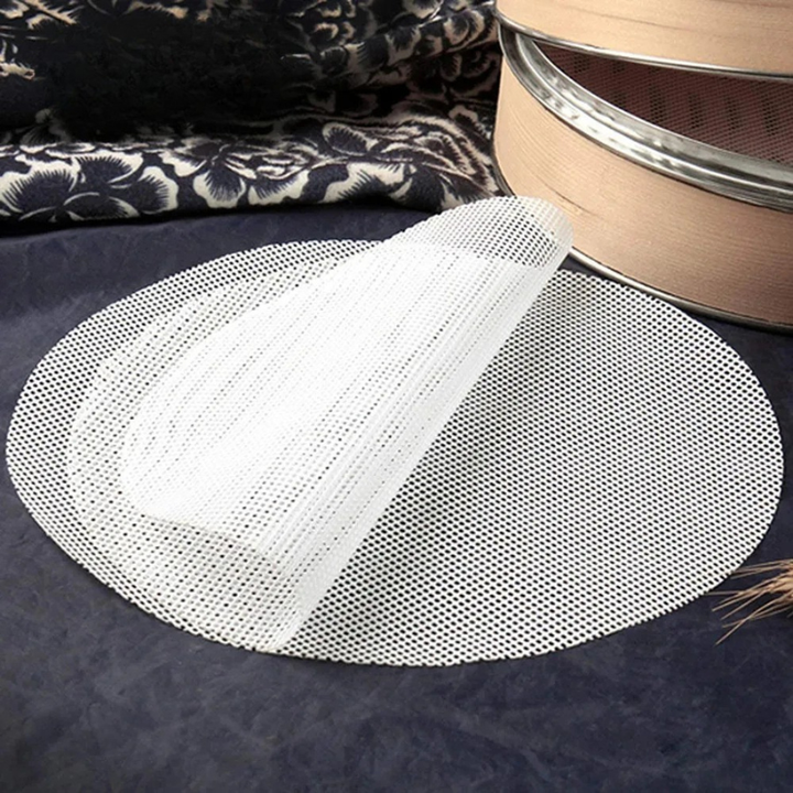 10Pcs Reusable Non-Stick Silicone Round Steamer Mat | Stornfield