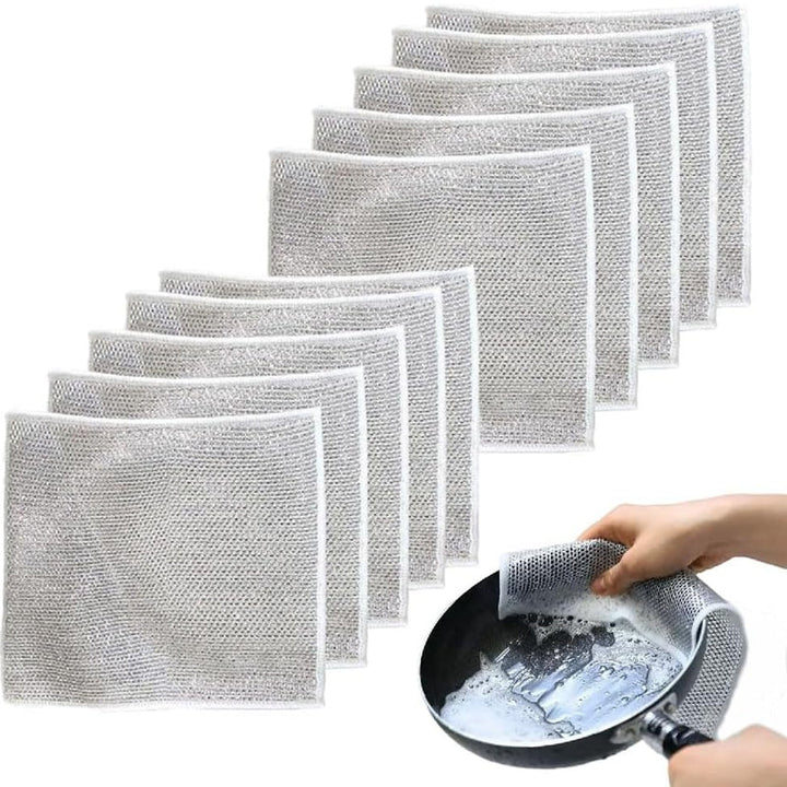 Multi-Purpose Non-scratch Wire Dish Cloth for Wet and Dry | Stornfield