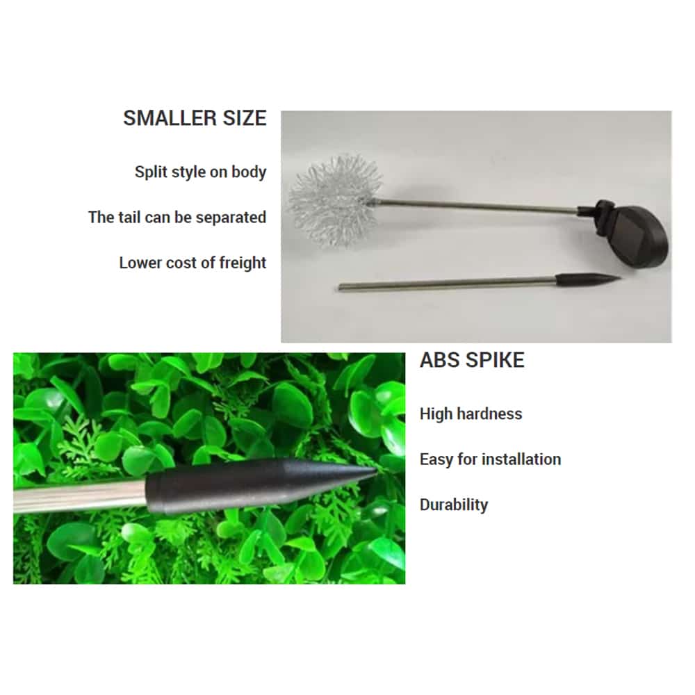 Solar LED Garden Light (2 pieces) Dandelion Design with Spike | Stornfield