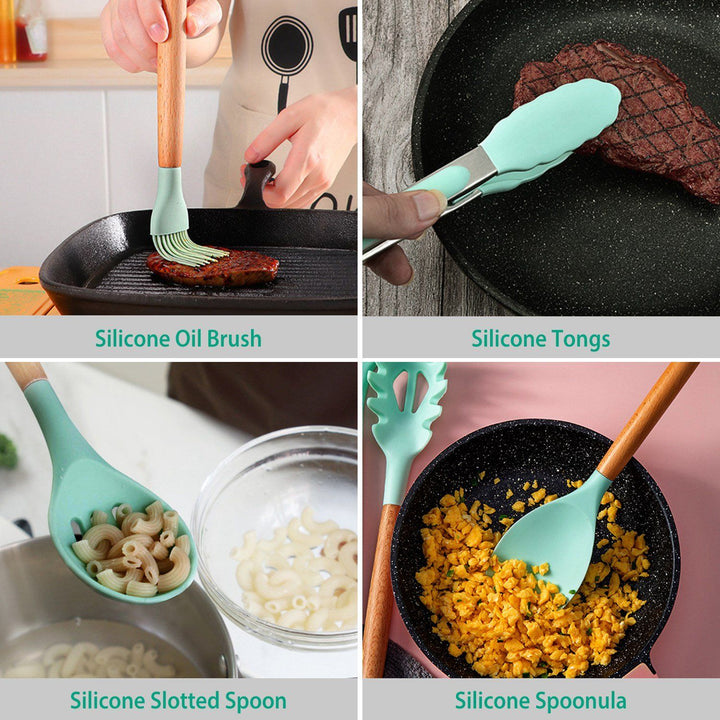 Stornfield | 11-Piece Silicone Cookware Set