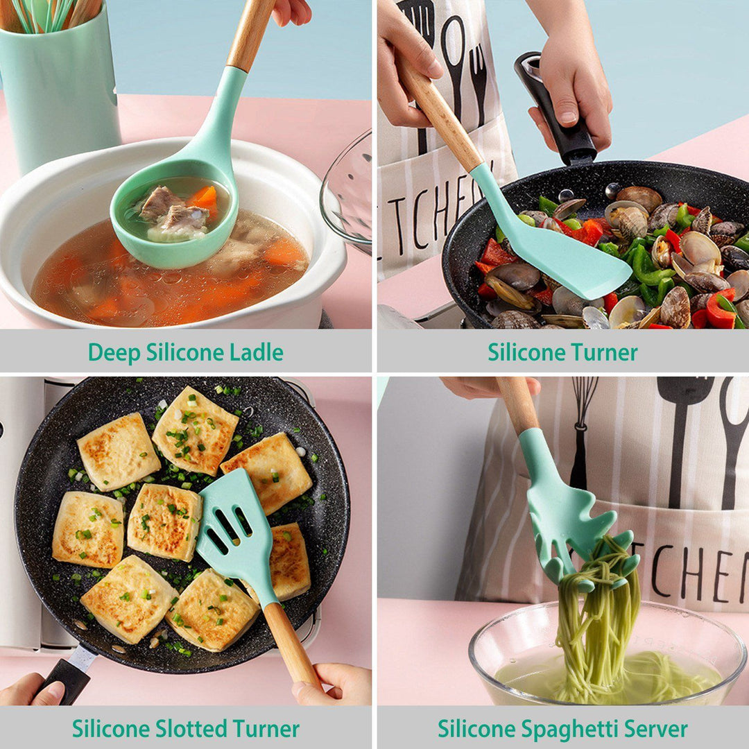 Stornfield | 11-Piece Silicone Cookware Set