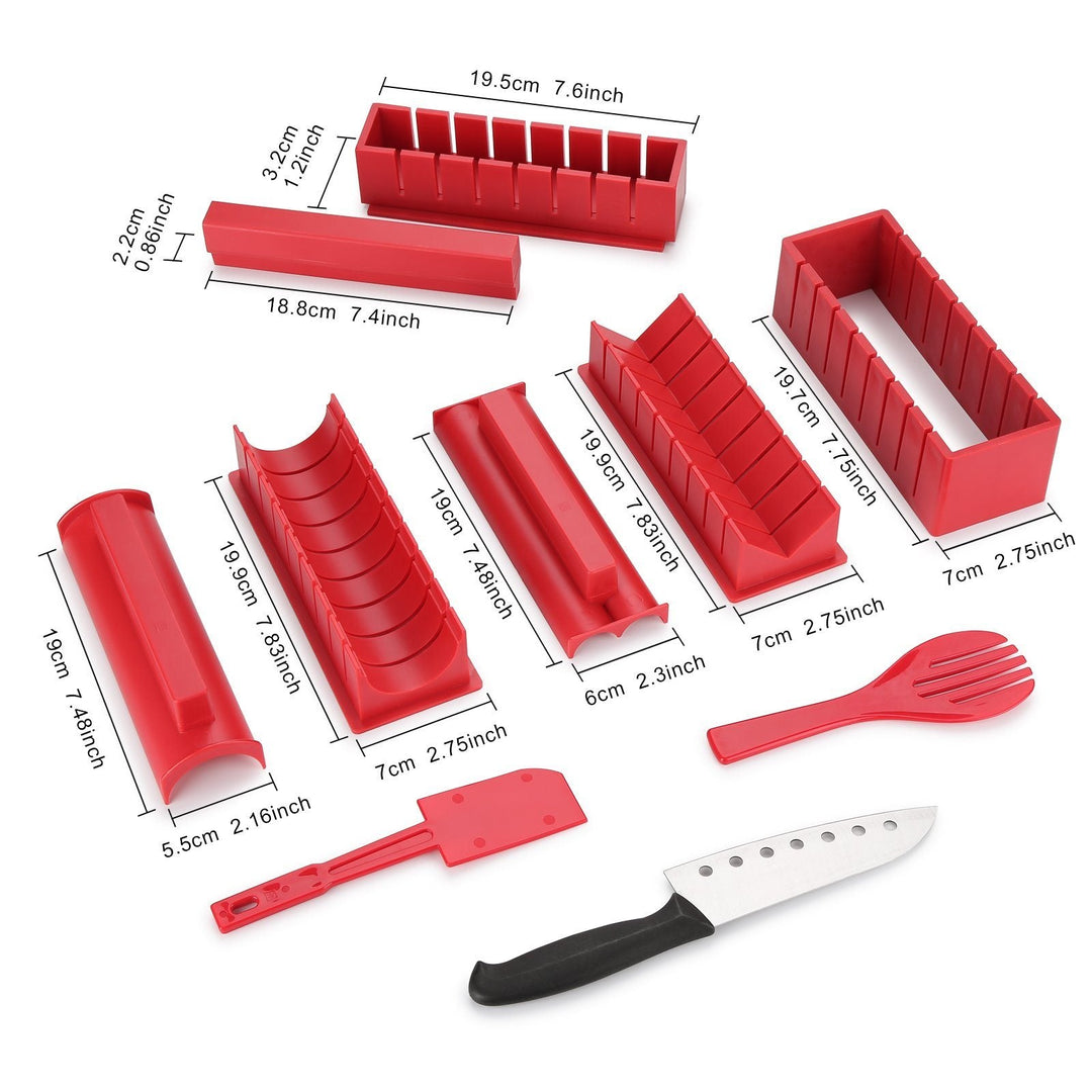 Stornfield | 11-Piece Sushi Making Kit Sushi Rolls with High-Quality Sushi Knife