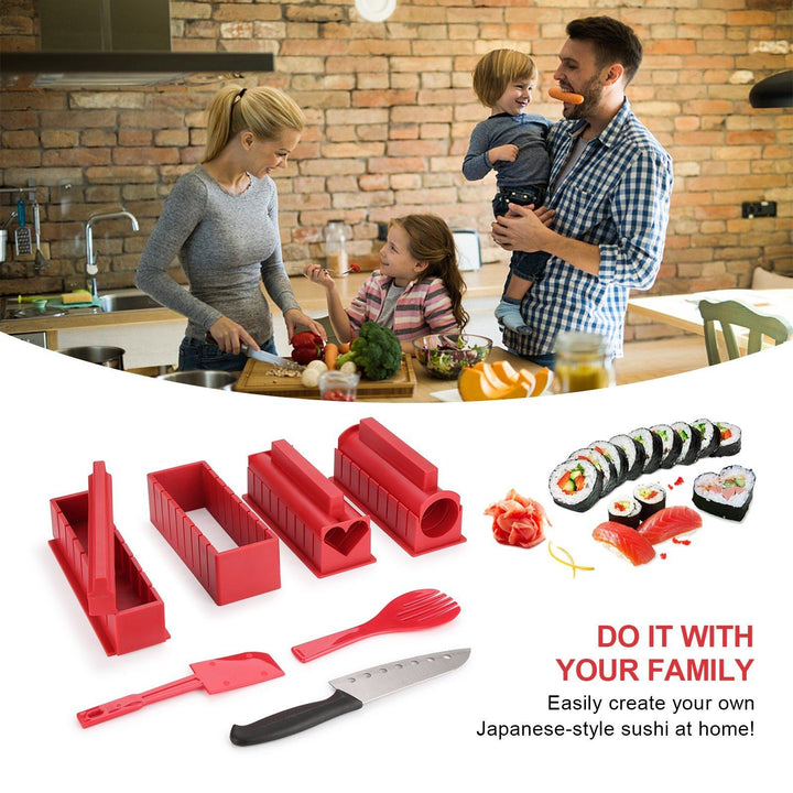 Stornfield | 11-Piece Sushi Making Kit Sushi Rolls with High-Quality Sushi Knife