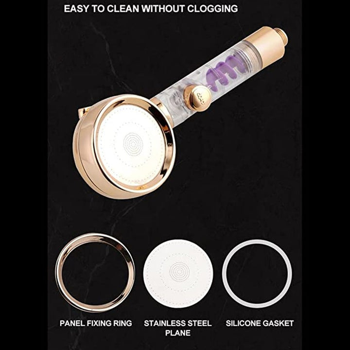 3-Mode Adjustable Turbocharged Shower Head | Stornfield