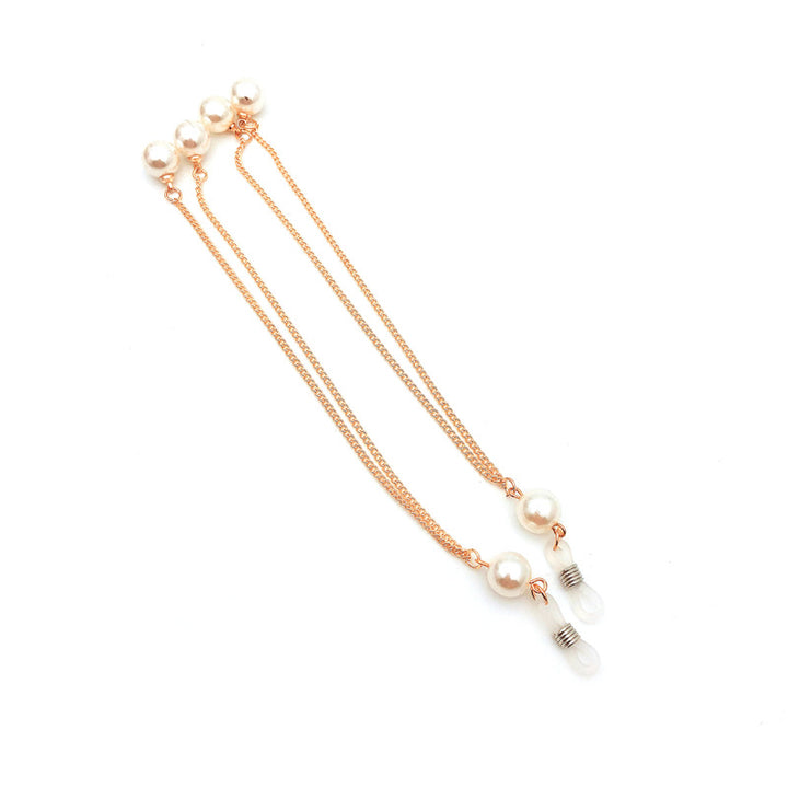 Elegant Triple Strand Pearl Eyewear Chain Stornfield