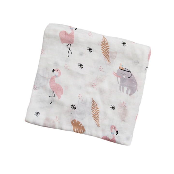 Organic Cotton Dinosaur Print Muslin Swaddle Stornfield