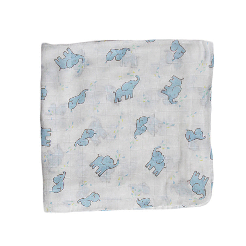 Organic Cotton Dinosaur Print Muslin Swaddle Stornfield