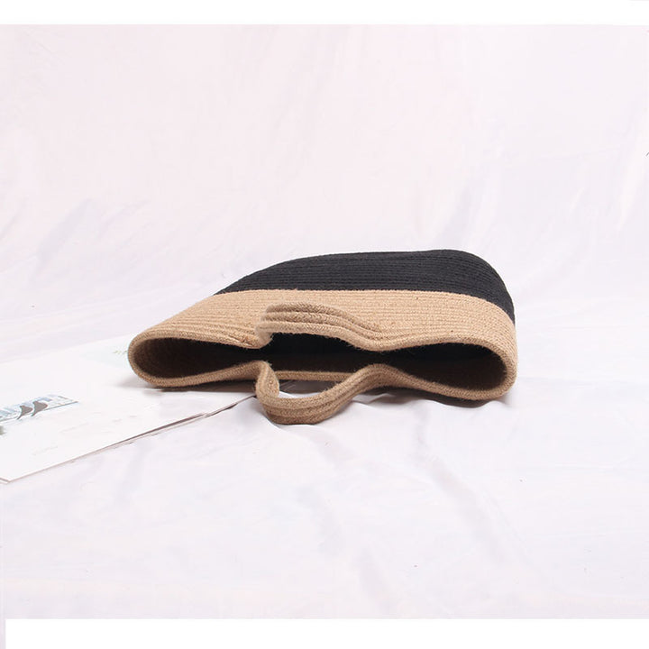 High Quality Woven Basket Bag with Sturdy Short Handles Stornfield