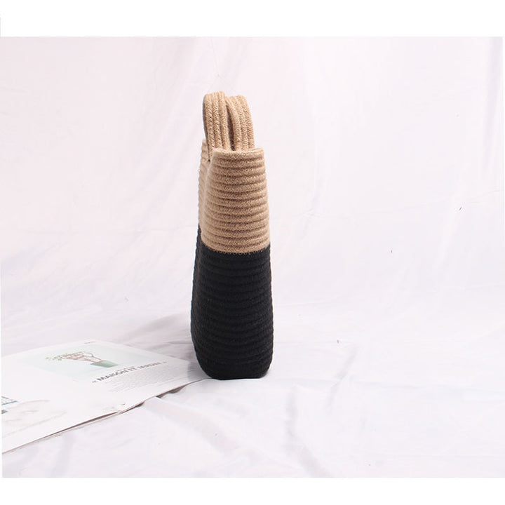 High Quality Woven Basket Bag with Sturdy Short Handles Stornfield