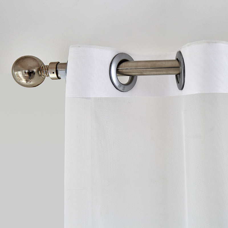 Elegant sheer curtain with leaf pattern
