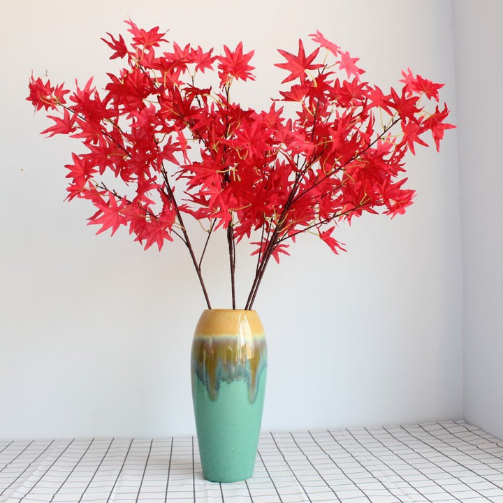 Artificial Maple Leaf Branch