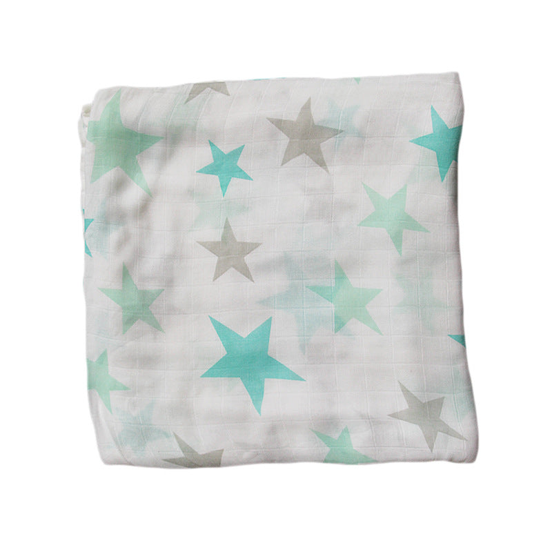 Organic Cotton Dinosaur Print Muslin Swaddle Stornfield
