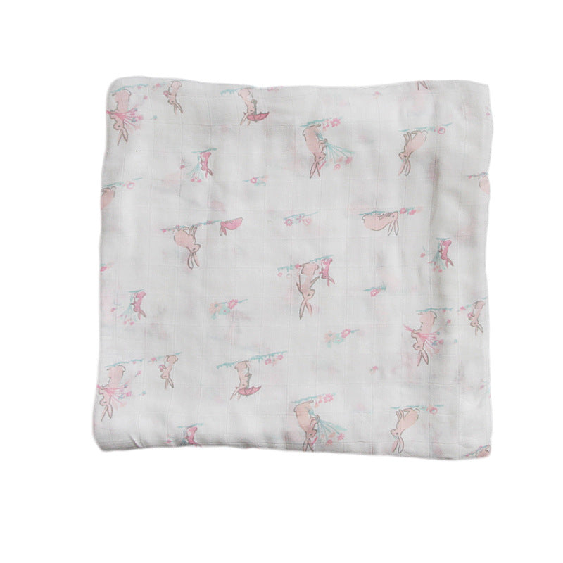 Organic Cotton Dinosaur Print Muslin Swaddle Stornfield