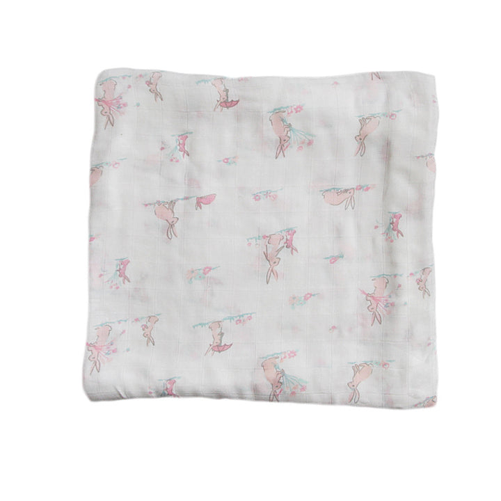 Organic Cotton Dinosaur Print Muslin Swaddle Stornfield