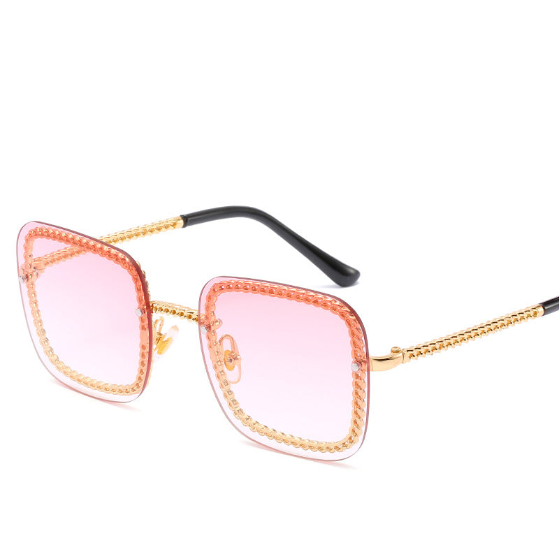 Statement Square Sunglasses with Decorative Frame Stornfield