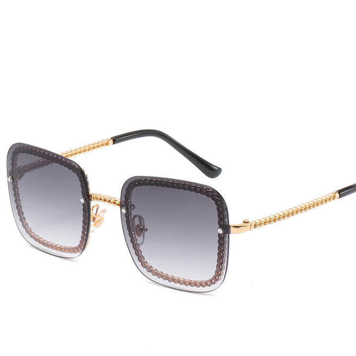 Statement Square Sunglasses with Decorative Frame Stornfield