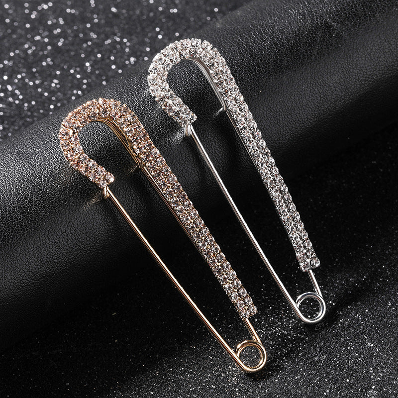 Premium Crystal Embellished Safety Pin Stornfield