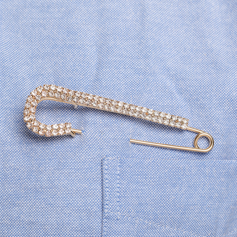 Premium Crystal Embellished Safety Pin Stornfield
