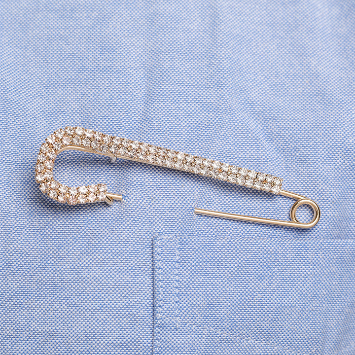 Premium Crystal Embellished Safety Pin Stornfield