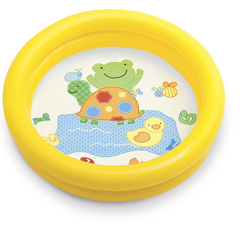 Women Inflatable Children's Pool with Cheerful Animal Motif Stornfield
