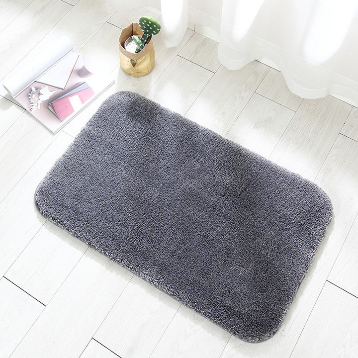 Plush Textured Bath Mat for Bathroom
