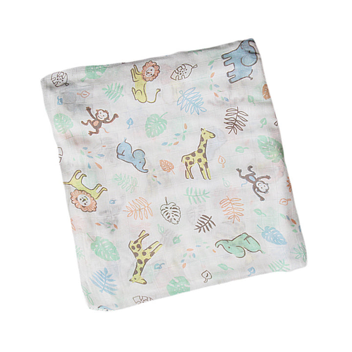 Organic Cotton Dinosaur Print Muslin Swaddle Stornfield