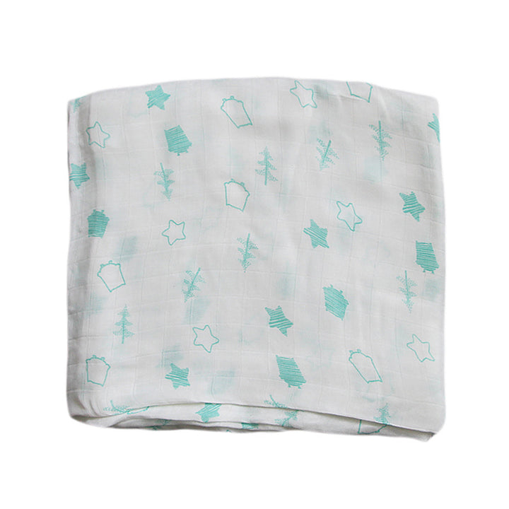 Organic Cotton Dinosaur Print Muslin Swaddle Stornfield