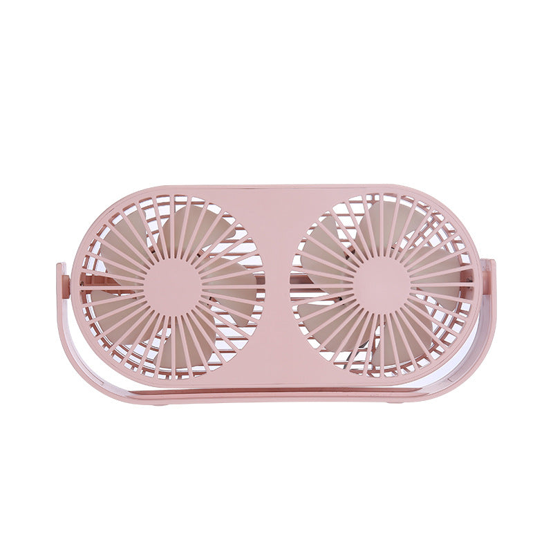 Dual-Head Portable Desk Fan Stornfield