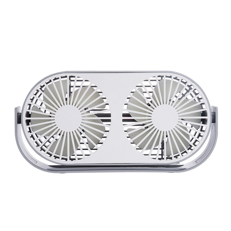 Dual-Head Portable Desk Fan Stornfield