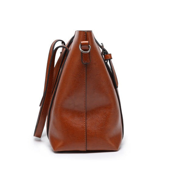 Stornfield | Elegant leather handbag with handmade details
