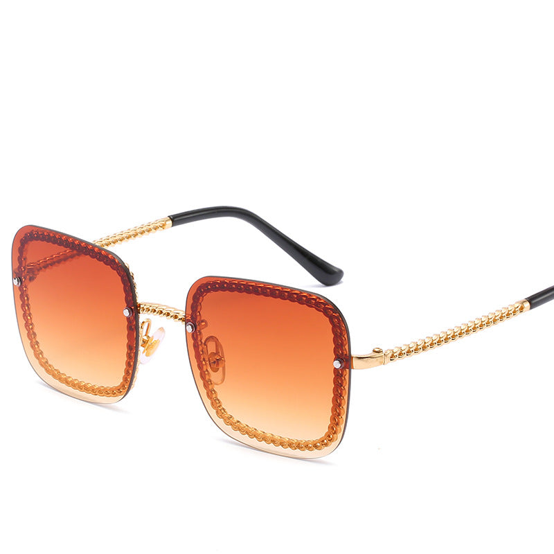 Statement Square Sunglasses with Decorative Frame Stornfield