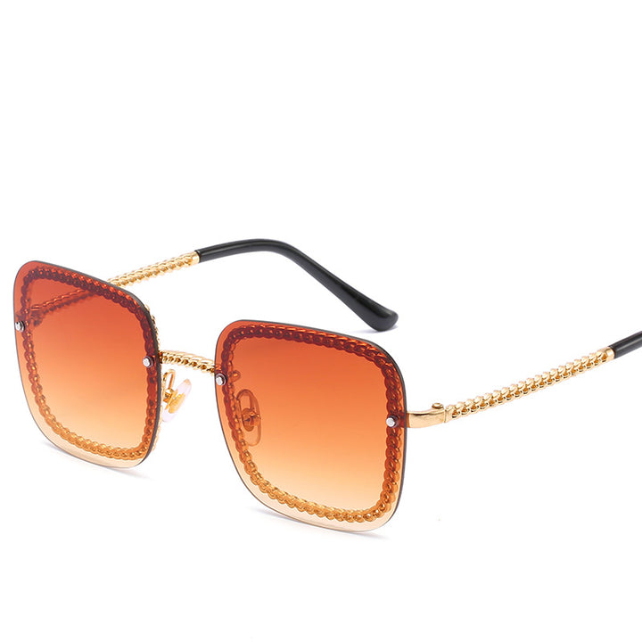 Statement Square Sunglasses with Decorative Frame Stornfield