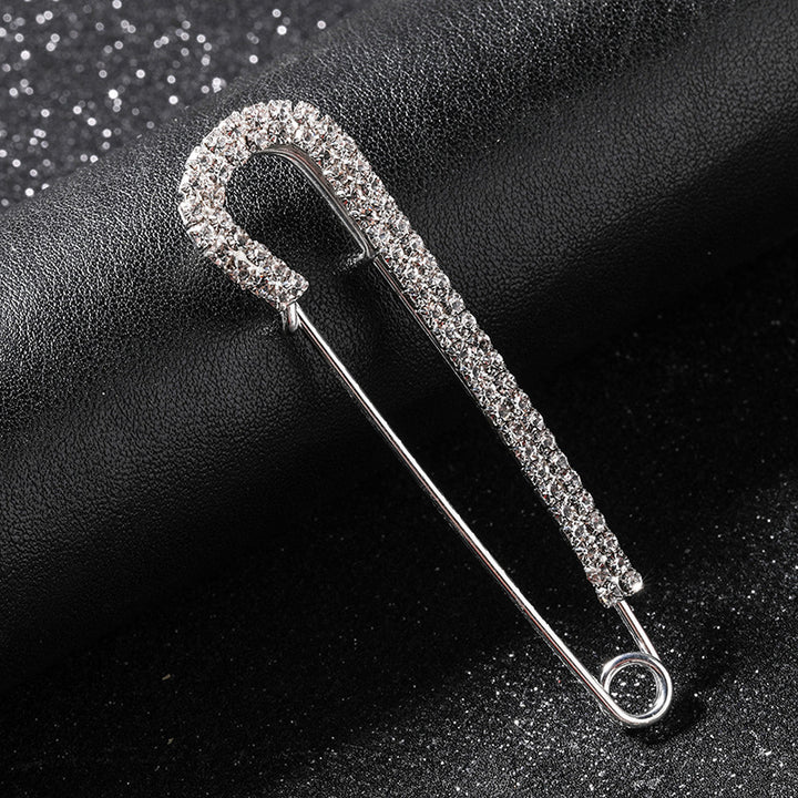 Premium Crystal Embellished Safety Pin Stornfield