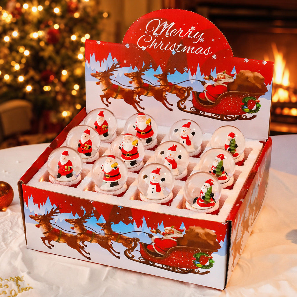 Christmas Snow Globe with Light and Music