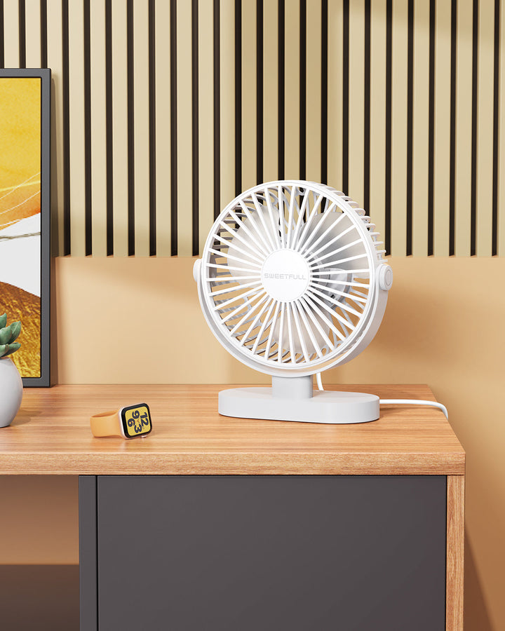 6.5 Inch USB Small Desk Fan for Home Office Car Outdoor Travel | Stornfield
