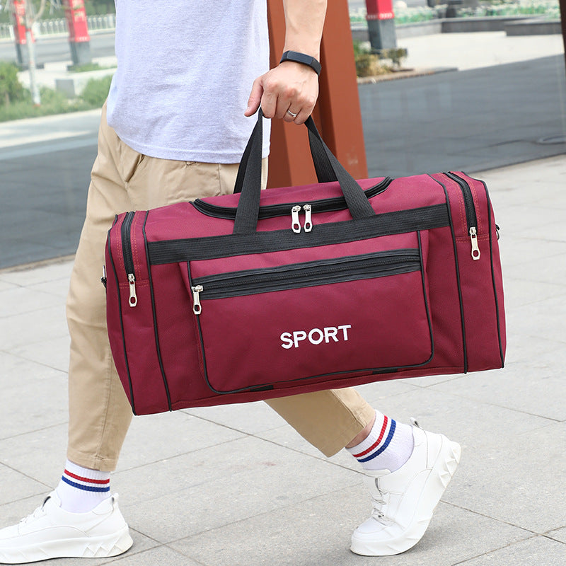 Sporty travel bag with sturdy design and multiple compartments Stornfield