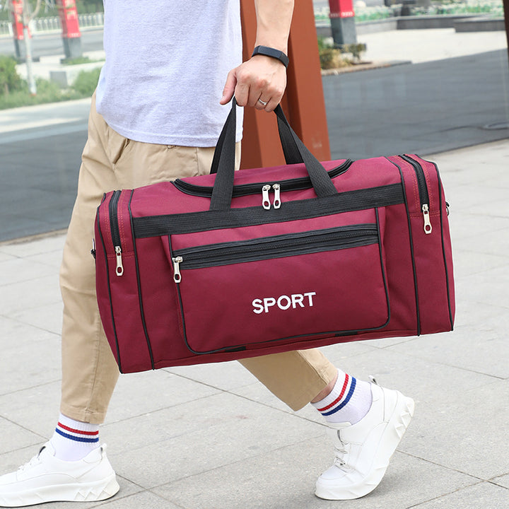 Sporty travel bag with sturdy design and multiple compartments Stornfield