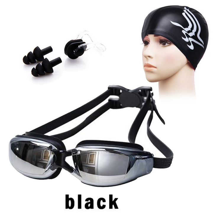 Swim set with ergonomic swim goggles and comfortable cap Stornfield